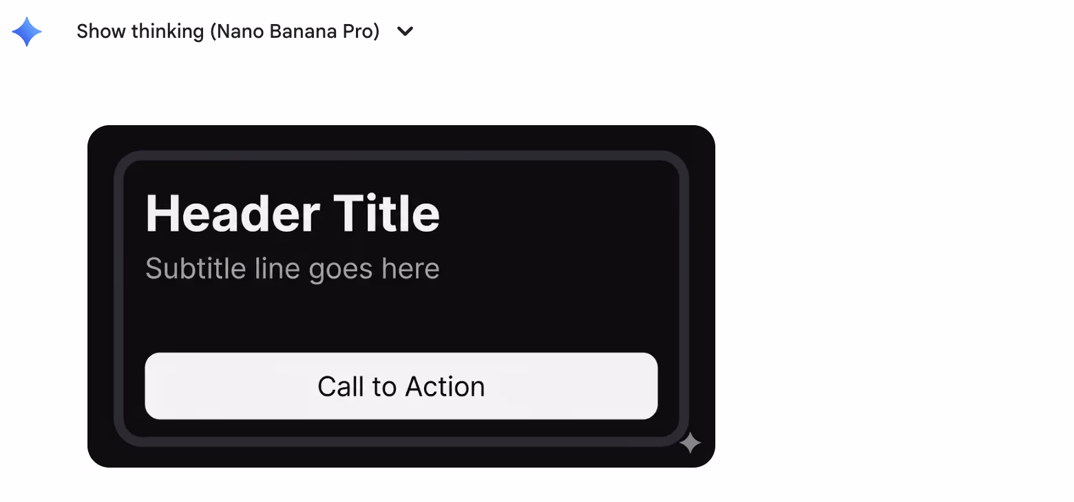 UI elemendid SVG promptiga